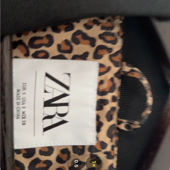 Zara leopard print bomber jacket - EUC - Picture 2 of 2